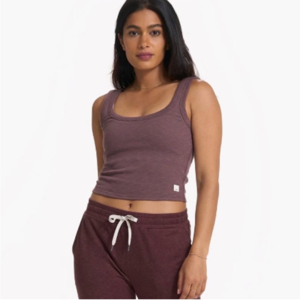 Vuori mauve ribbed tank top
